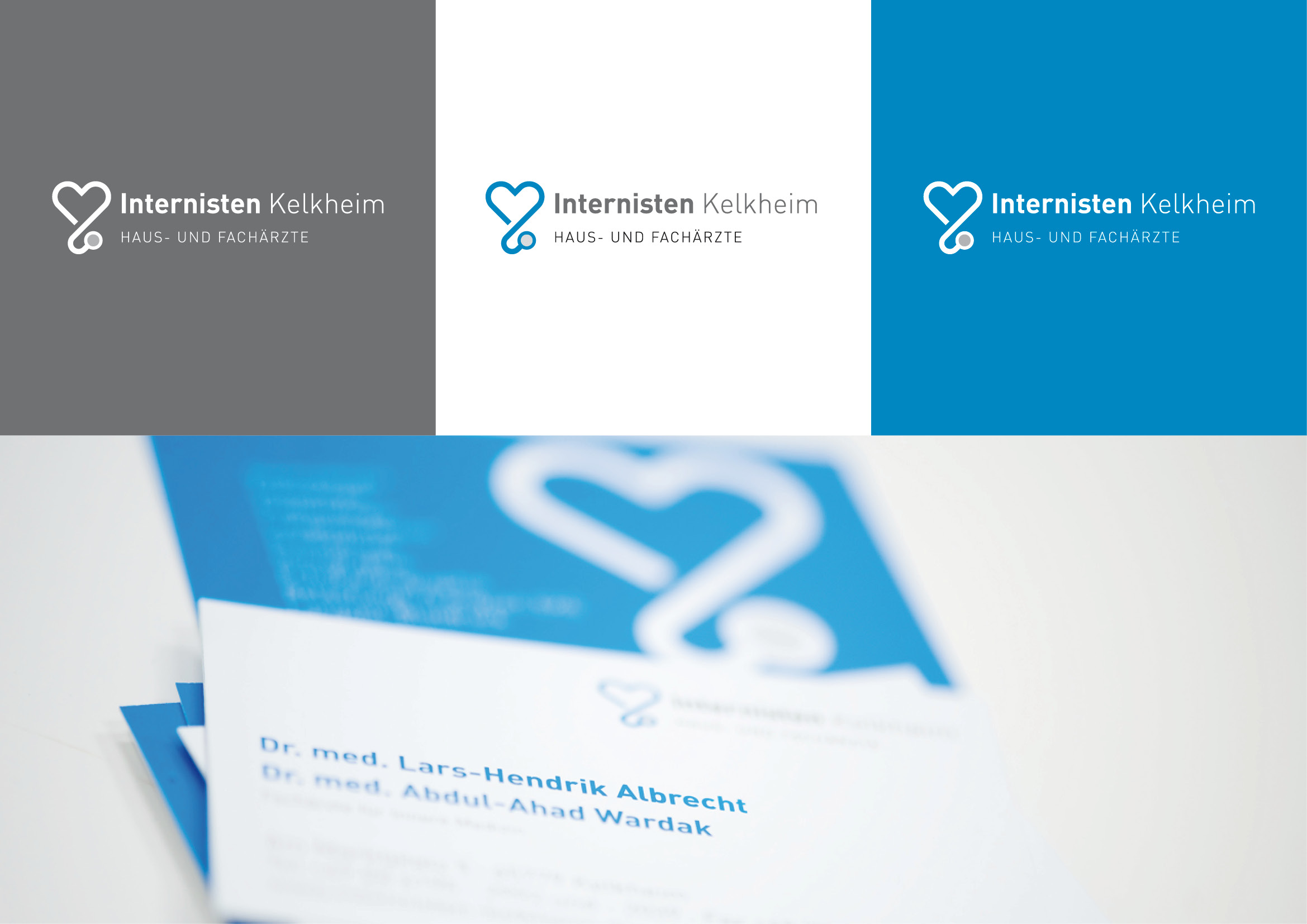 Corporate Design und Logo-Entwicklung für Internisten-Praxis durch Ronald Wissler Corporate Design und Logo-Entwicklung für Internisten-Praxis durch Ronald Wissler