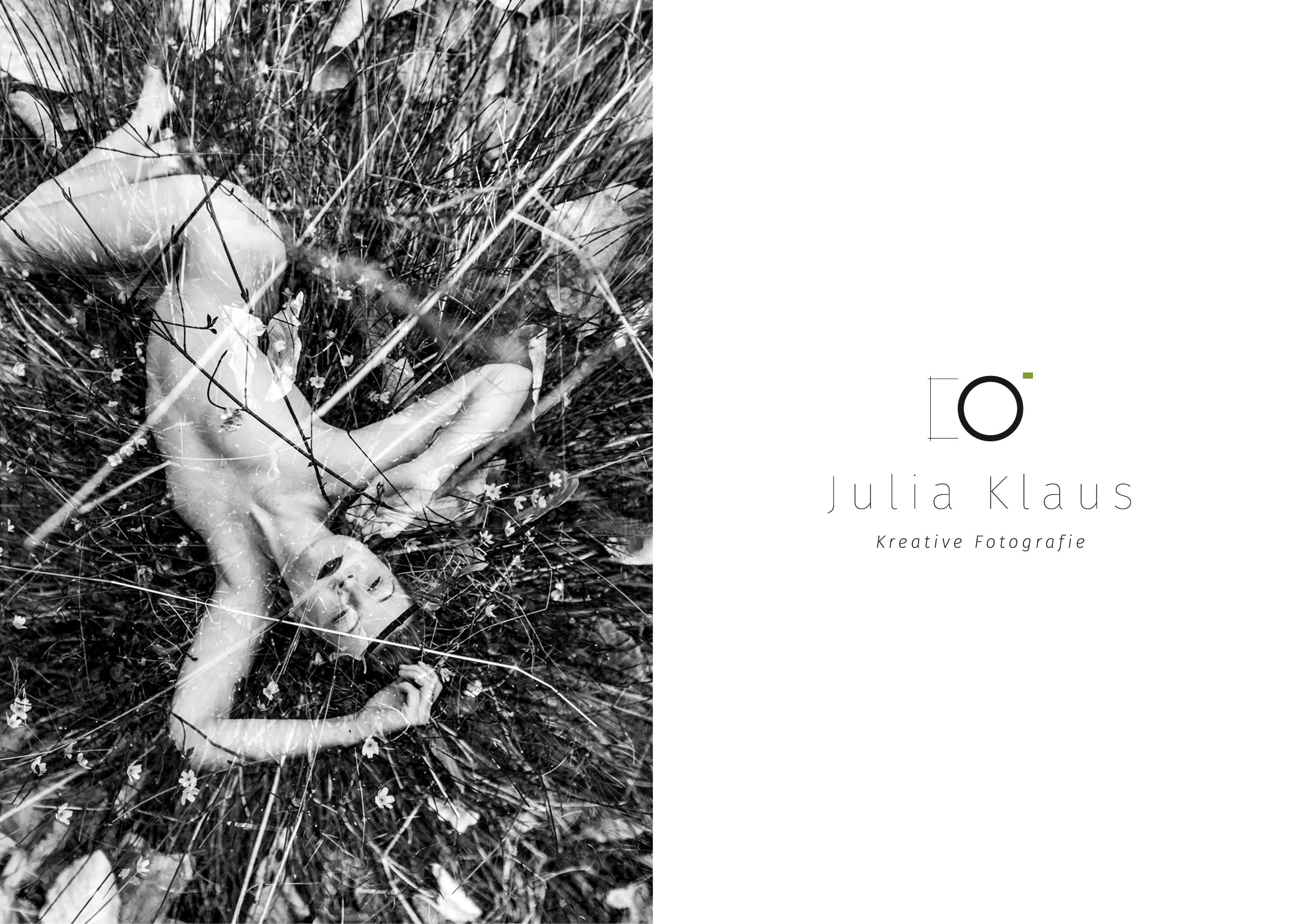 Logoentwicklung für Julia Klaus Fotografie Logo Entwicklung für Fotografen durch Grafik-Designer Ronald Wissler