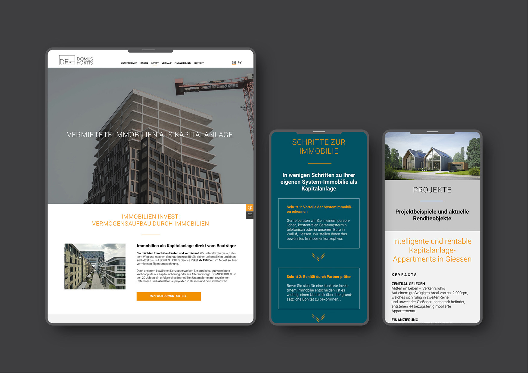 Webdesignentwicklung Immobilien Entwickler Bautraeger 04 Webdesign und Programmierung der Internetseite für das Immobilien Entwickler durch Webdesigner Ronald Wissler
