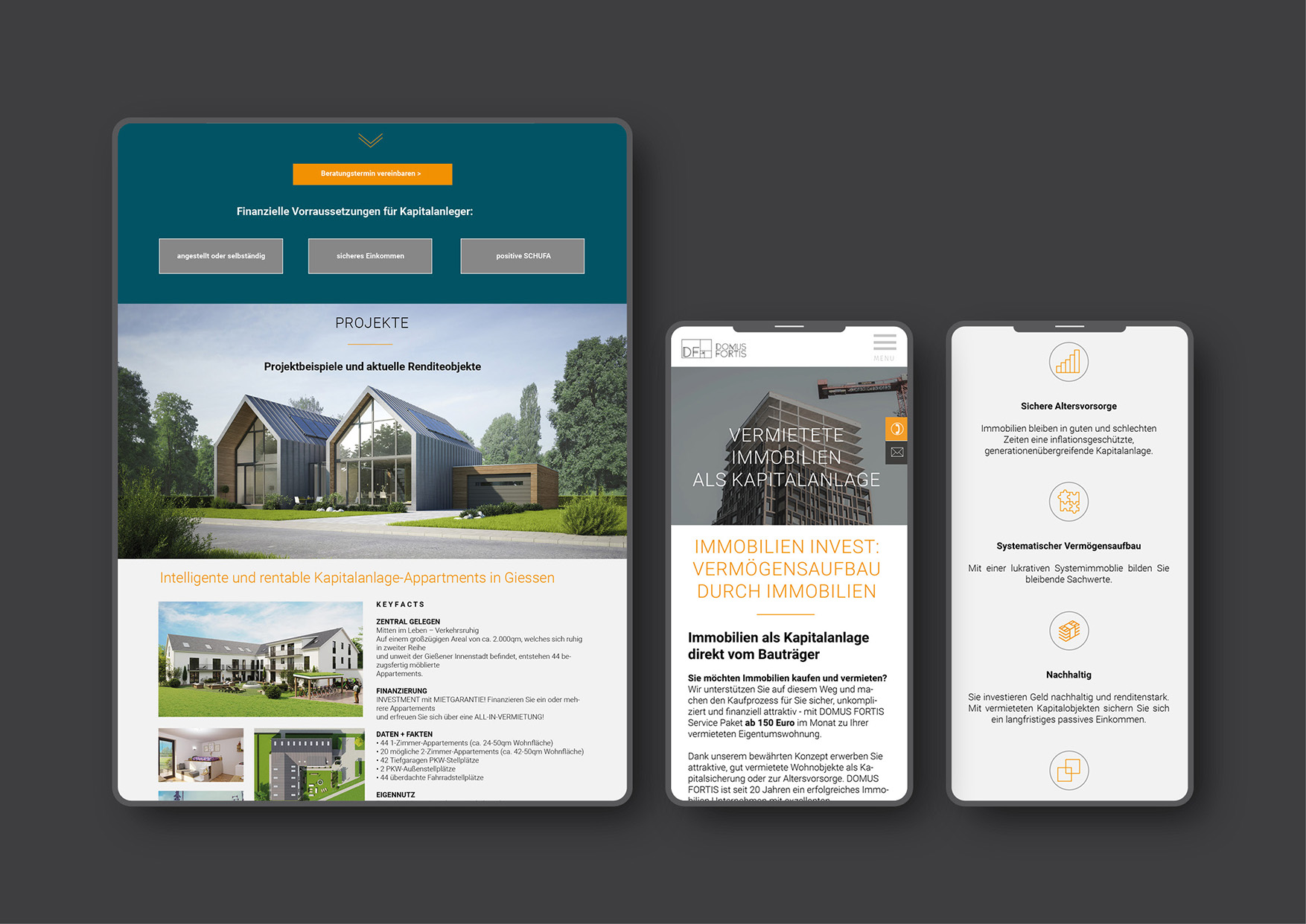 Webdesignentwicklung Immobilien Entwickler Bautraeger 05 Webdesign und Programmierung der Internetseite für das Immobilien Entwickler durch Webdesigner Ronald Wissler