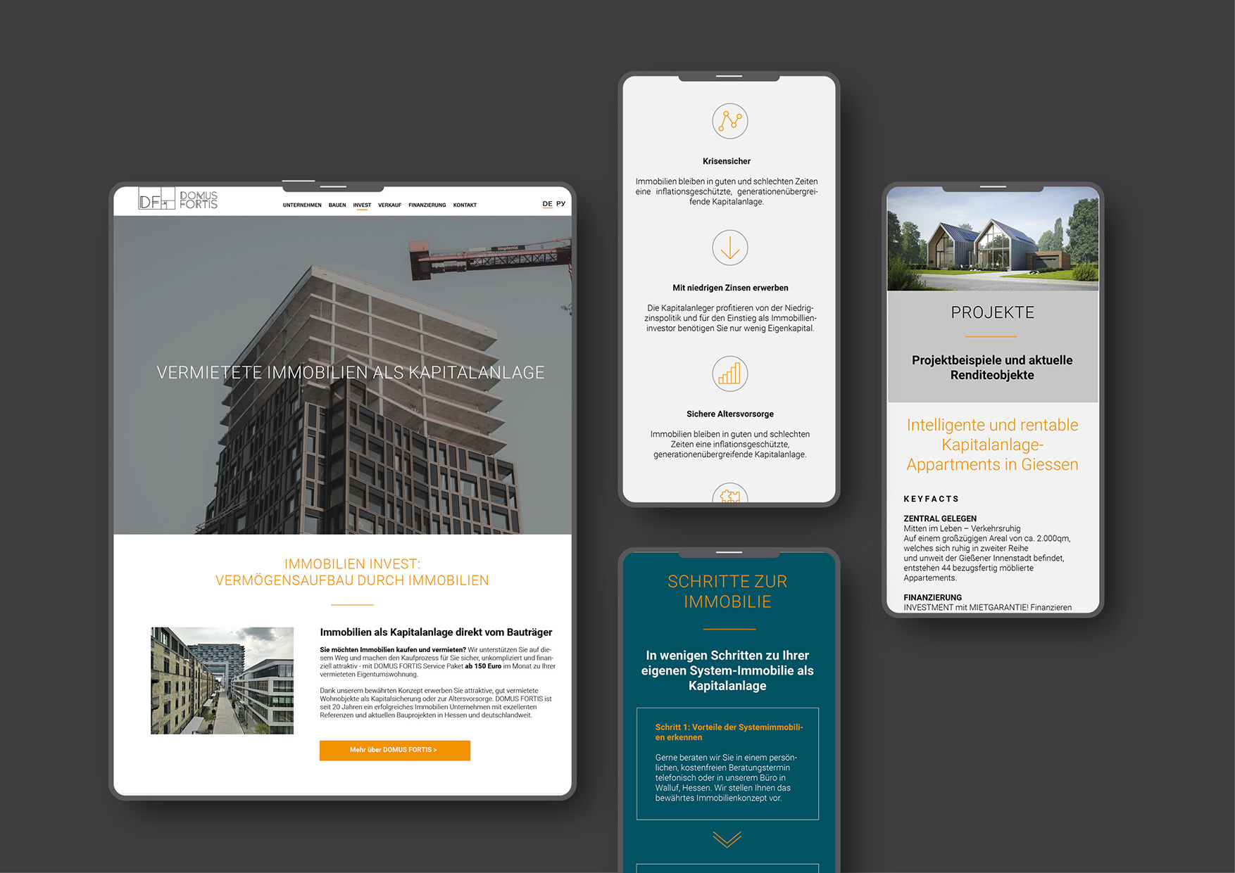 Webdesignentwicklung Immobilien Entwickler Bautraeger 06 Webdesign und Programmierung der Internetseite für das Immobilien Entwickler durch Webdesigner Ronald Wissler