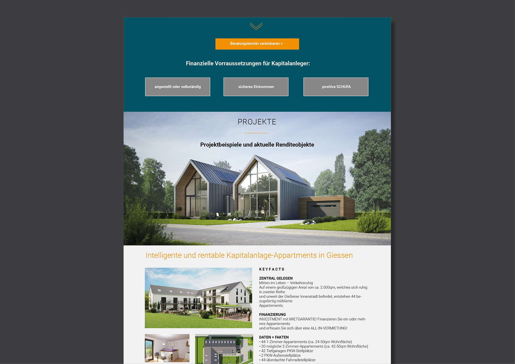 Webdesignentwicklung Immobilien Entwickler Bautraeger 13 Webdesign und Programmierung der Internetseite für das Immobilien Entwickler durch Webdesigner Ronald Wissler