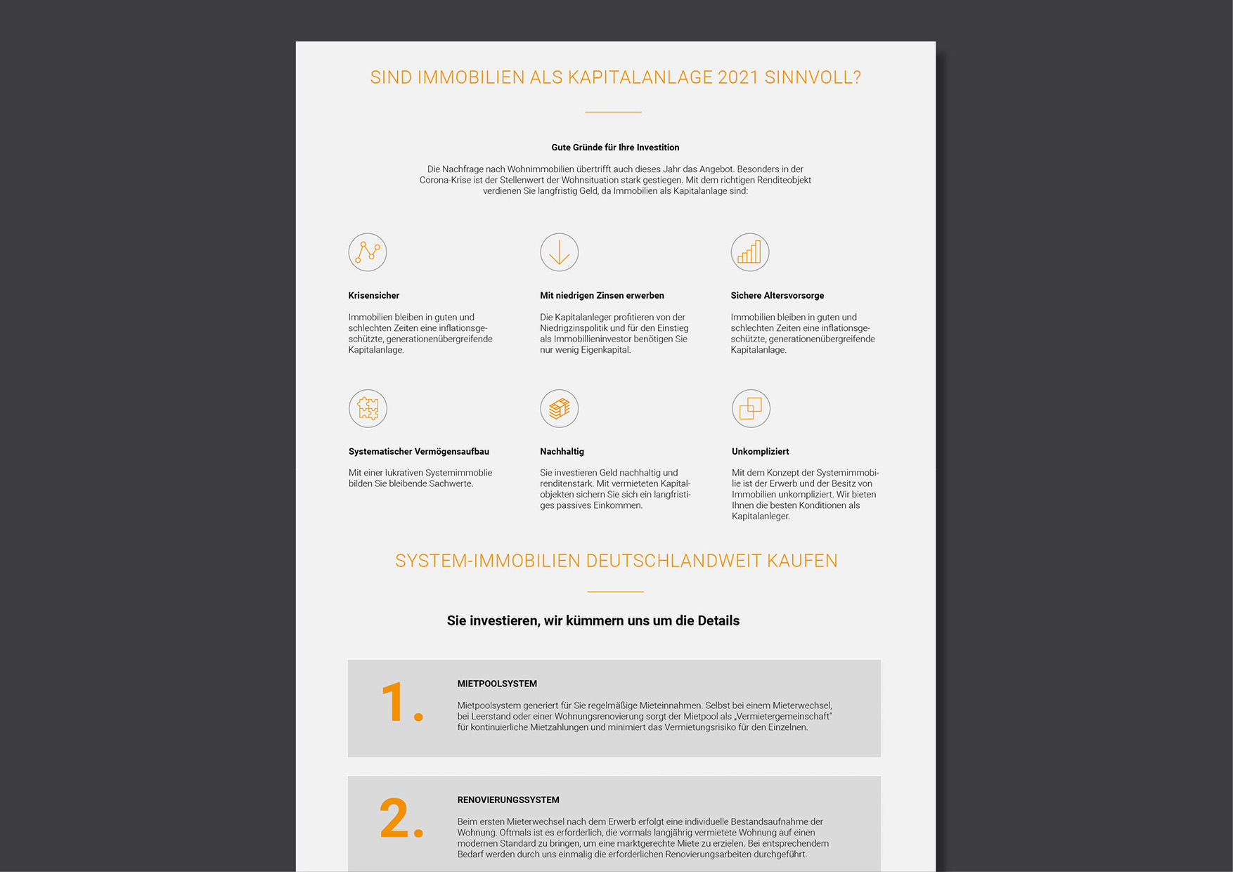 Webdesignentwicklung Immobilien Entwickler Bautraeger 14 Webdesign und Programmierung der Internetseite für das Immobilien Entwickler durch Webdesigner Ronald Wissler
