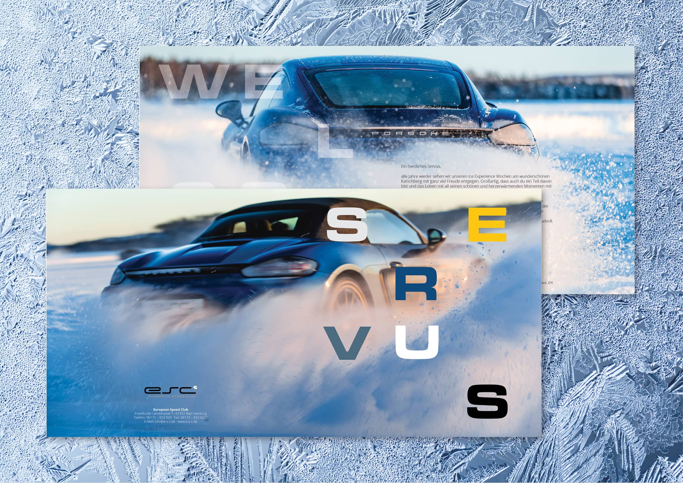Gestaltung Welcome Card Hotel für European Speed Club Gestaltung Welcome Card Hotel für den European Speed Club durch Grafikdesigner Ronald Wissler Frankfurt am Mai