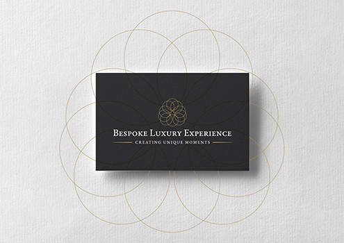 Logo Design und Corporate Design Entwicklung für Bespoke Luxury Experience durch Grafik- und Webdesigner Ronald Wissler