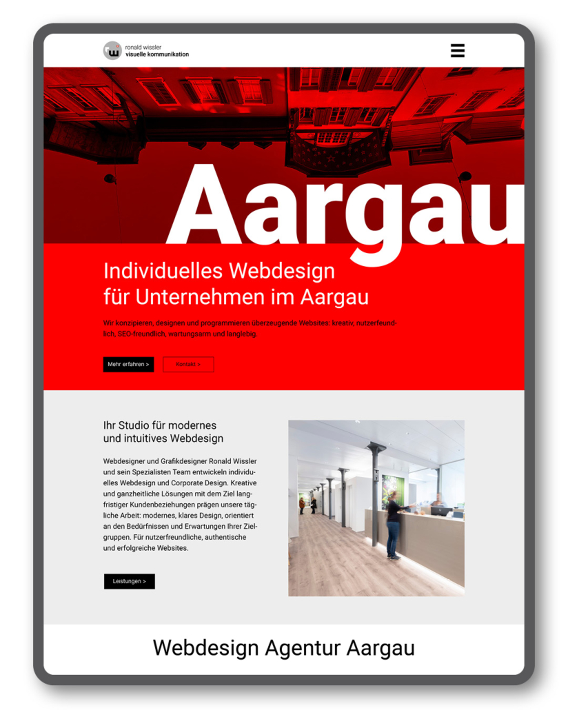 Webdesign Aargau Website erstellen lassen