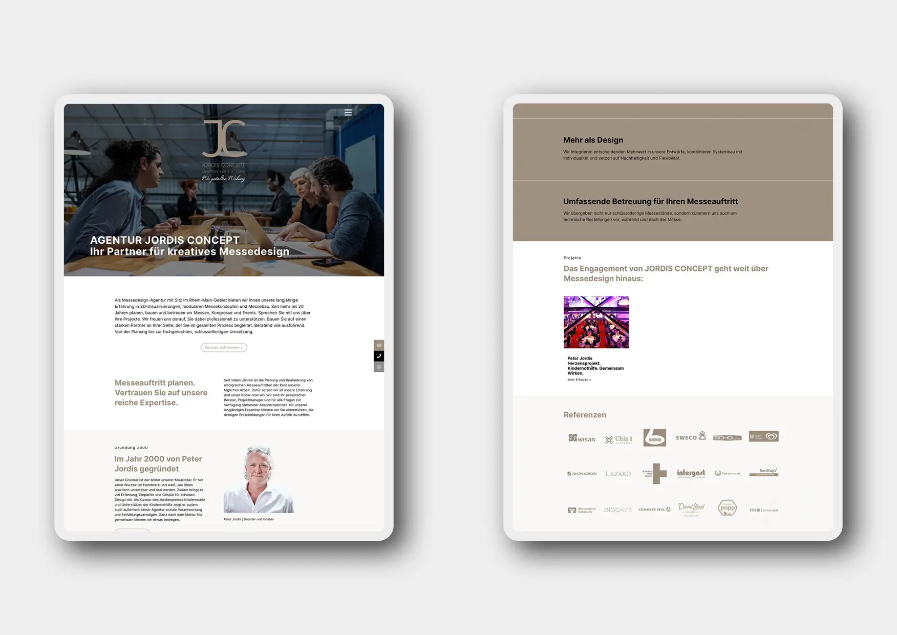 Webdesign-Webentwicklung-Website-Agentur-Messedesign-Messebau-06 Webdesign und Programmierung Website für Messedesign Agentur Jordis Concept durch Webdesigner Ronald Wissler