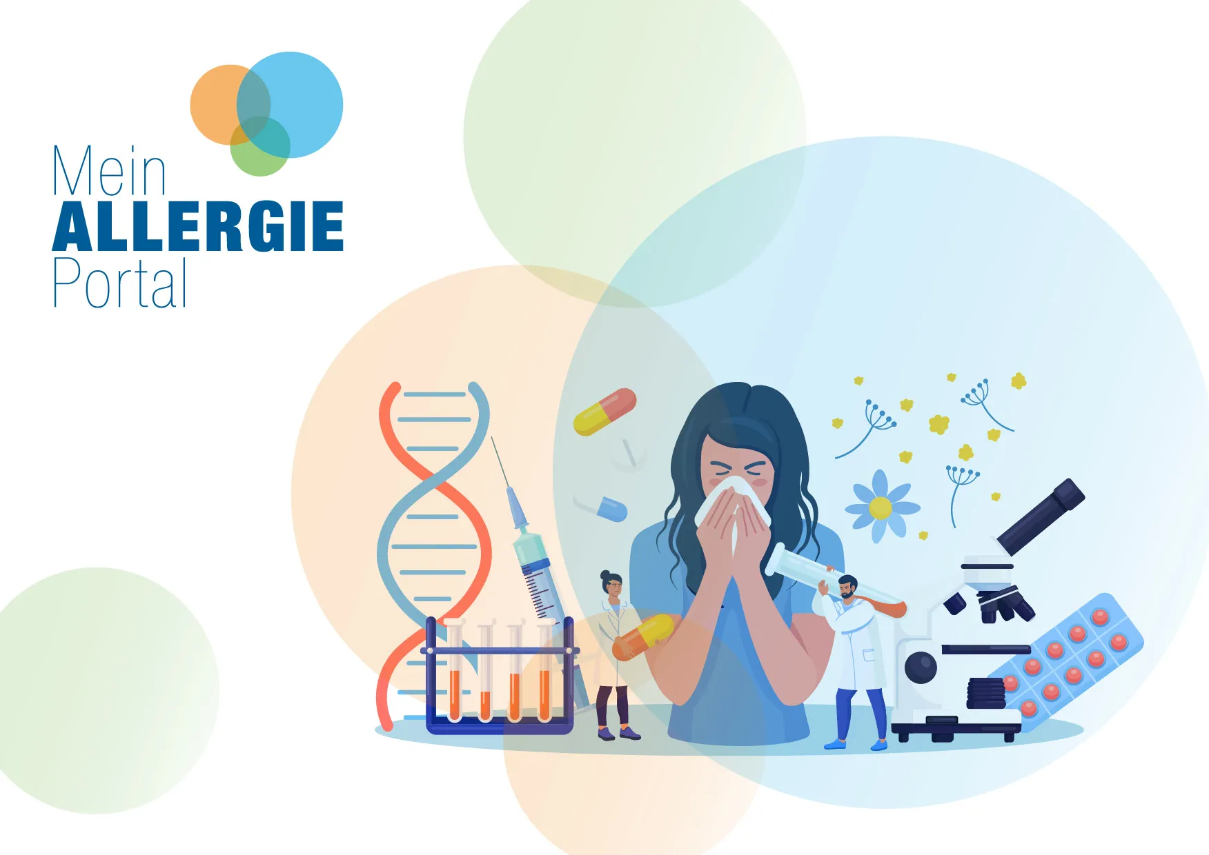 Corporate Design und Website Erstellung Mein Allergie Portal Gesundheitsbranche