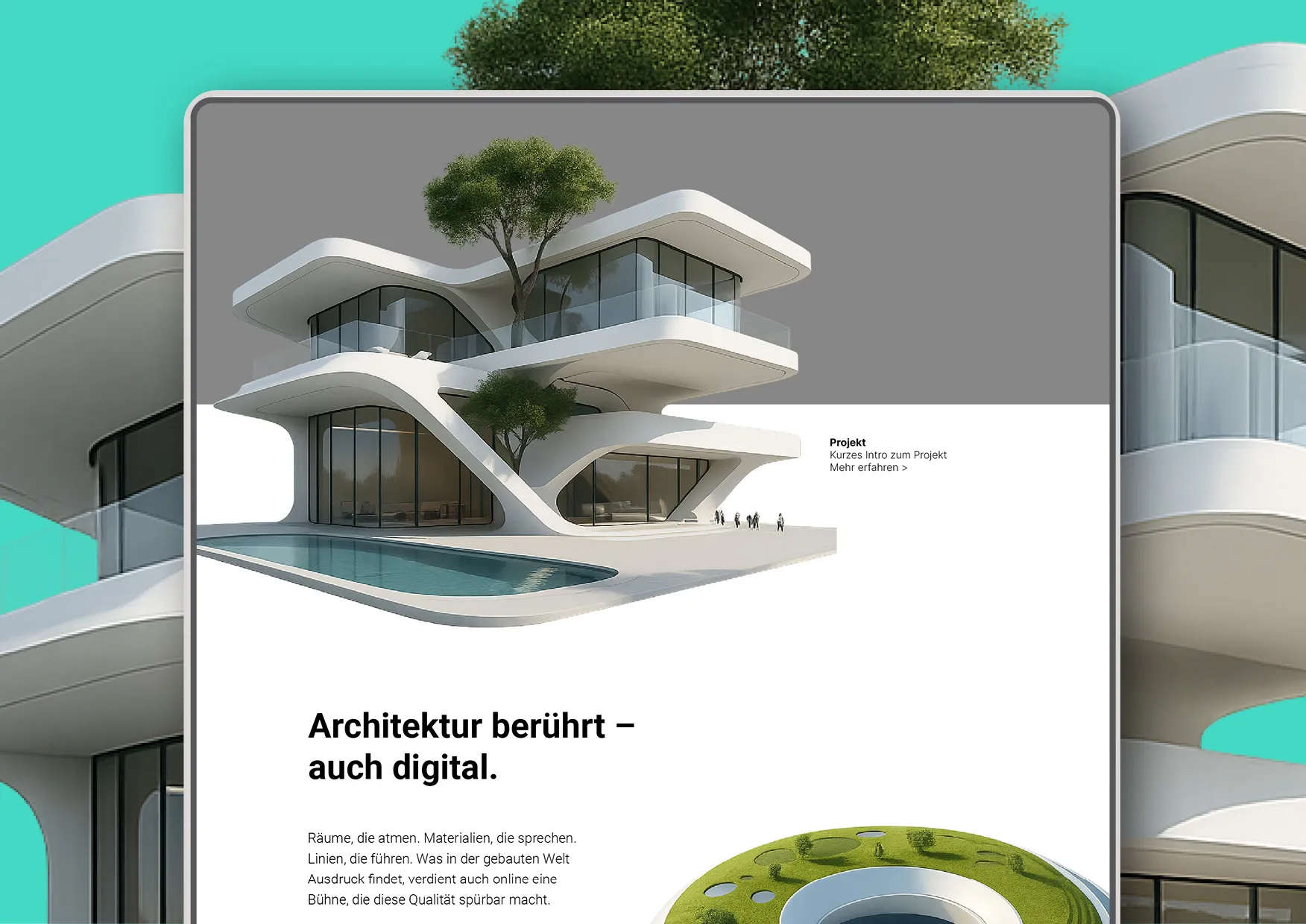 Premium Webdesign für Architekturbüros, Immobilienunternehmen und Projektentwickler durch Webdesigner Ronald Wissler, Zürich, Schweiz Premium Webdesign für Architekturbüros, Immobilienunternehmen und Projektentwickler durch Webdesigner Ronald Wissler, Zürich, Schweiz