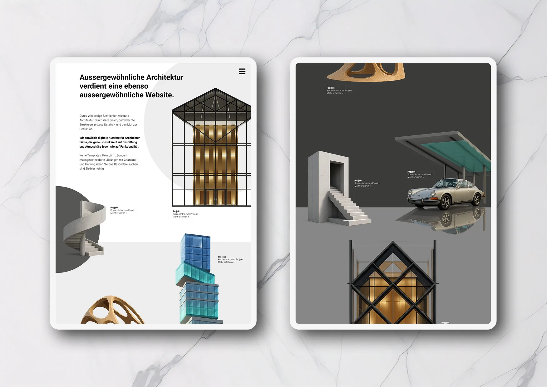 Premium Webdesign für Architekturbüros, Immobilienunternehmen und Projektentwickler durch Webdesigner Ronald Wissler, Zürich, Schweiz Premium Webdesign für Architekturbüros, Immobilienunternehmen und Projektentwickler durch Webdesigner Ronald Wissler, Zürich, Schweiz