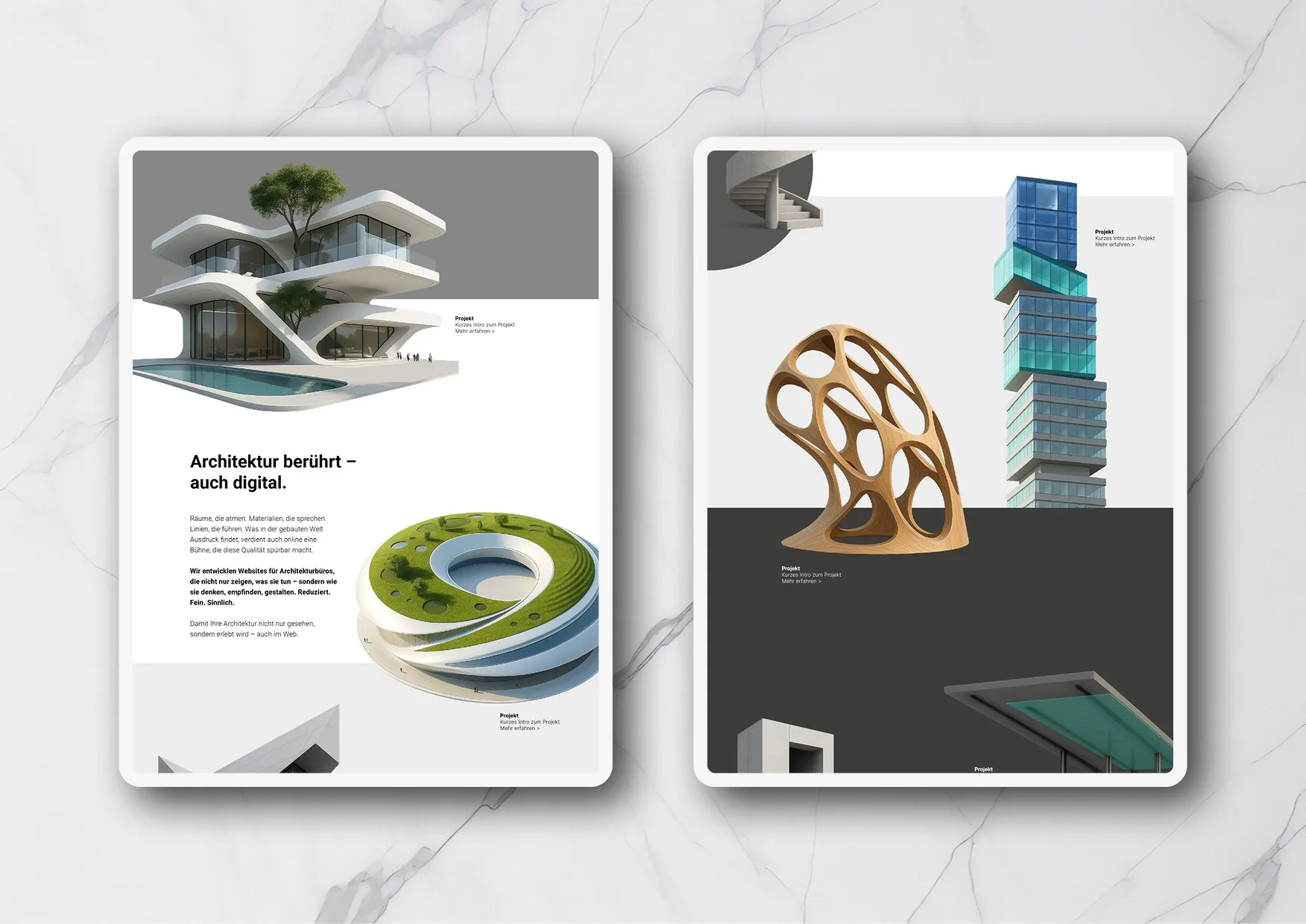 Premium Webdesign für Architekturbüros, Immobilienunternehmen und Projektentwickler durch Webdesigner Ronald Wissler, Zürich, Schweiz Premium Webdesign für Architekturbüros, Immobilienunternehmen und Projektentwickler durch Webdesigner Ronald Wissler, Zürich, Schweiz