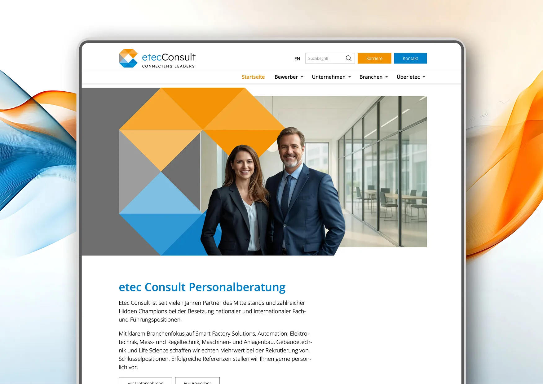Webdesign-Relaunch-Logo-Entwicklung-Personalberatung-02 Individuelles Webdesign und Logo-Relaunch für Personaldienstleister durch Webdesigner Ronald Wissler