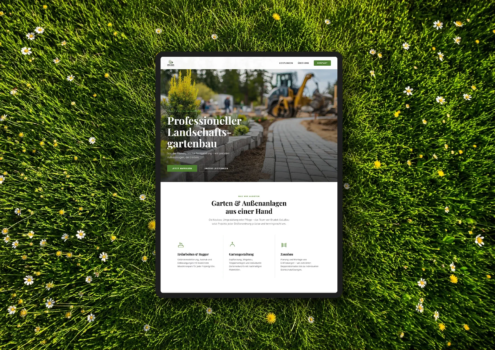Webdesign und technische Umsetzung Brudek Garten und Landschaftsbau